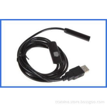 2M 7mm USB Industrial aerospace Endoscope Camera with 6 sup